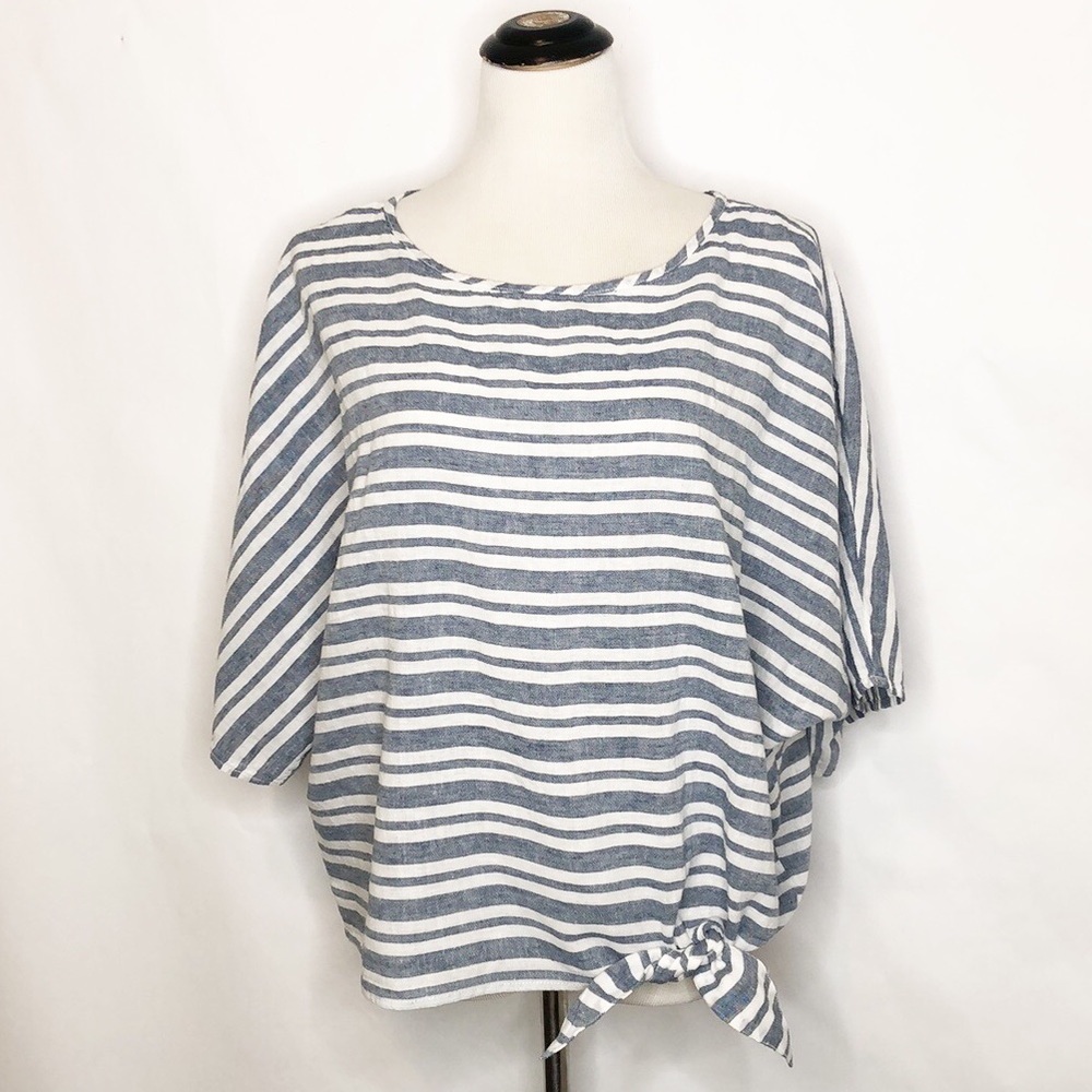 BeachLunchLounge Linen Cotton Blend Top (XL)